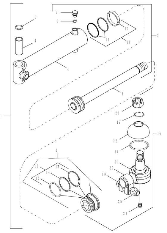 87455638 - гидроцилиндр
