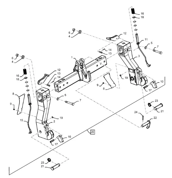 51557954 - прицепное устройство
